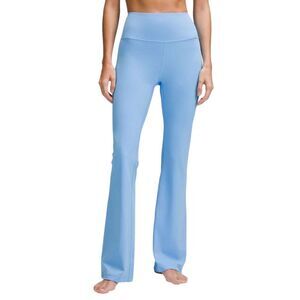 Lululemon Groove Super-High-Rise Flared Pant Nulu *Regular Aero Blue